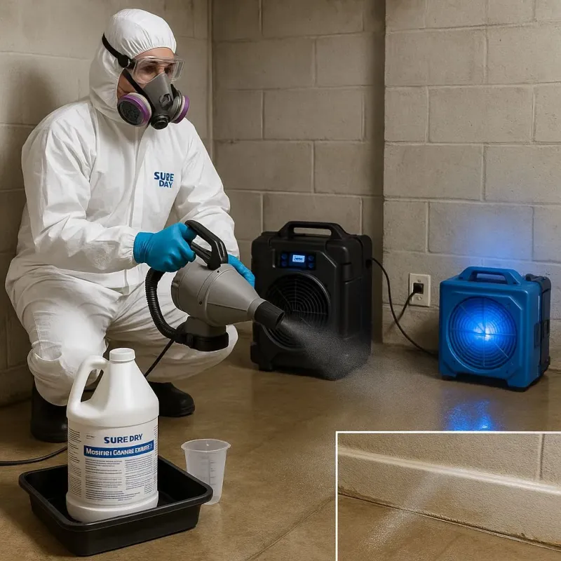 Sanitization and Odor Removal process in Princeville, NC